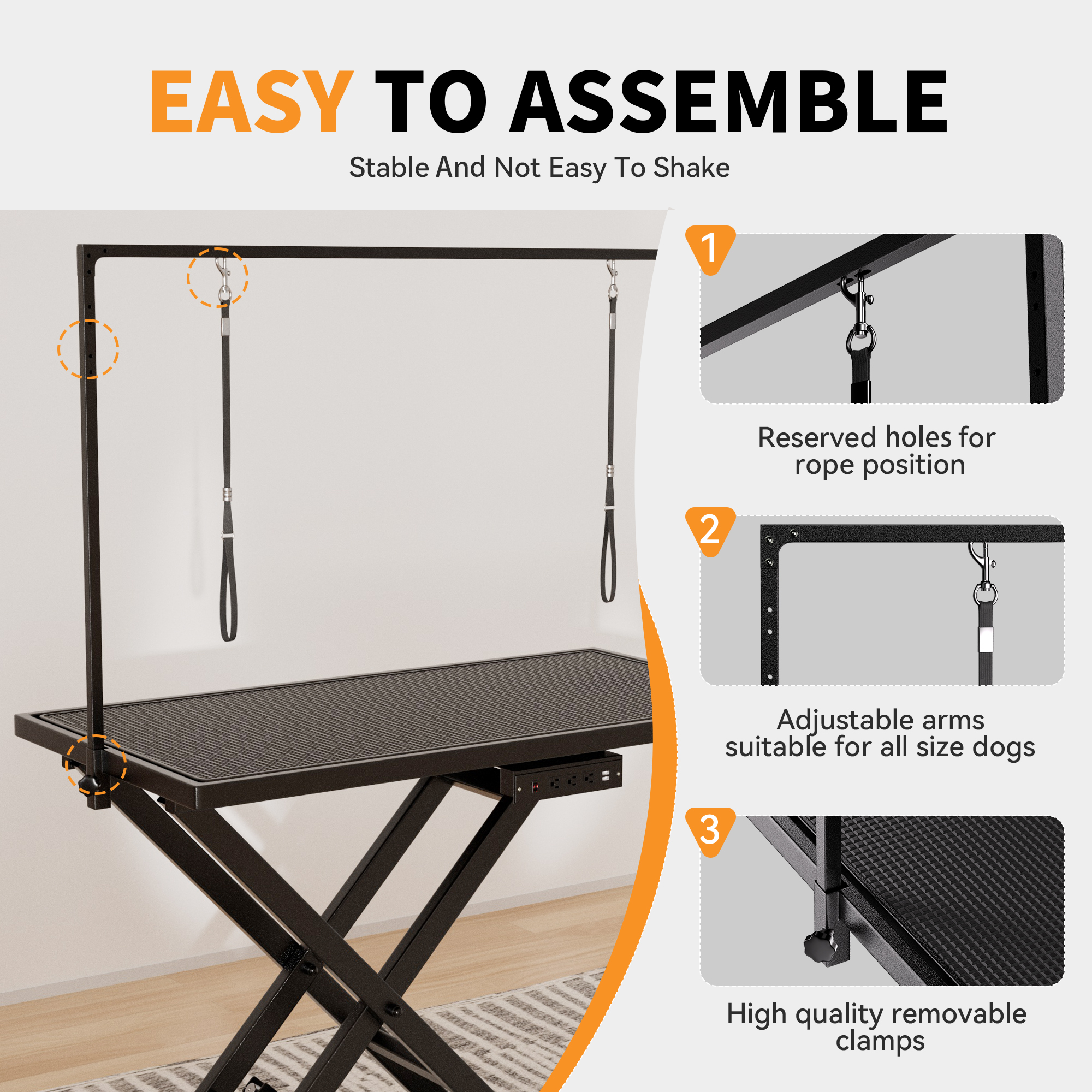 Professional Electric Dog Grooming Table - Heavy Duty - Image 4