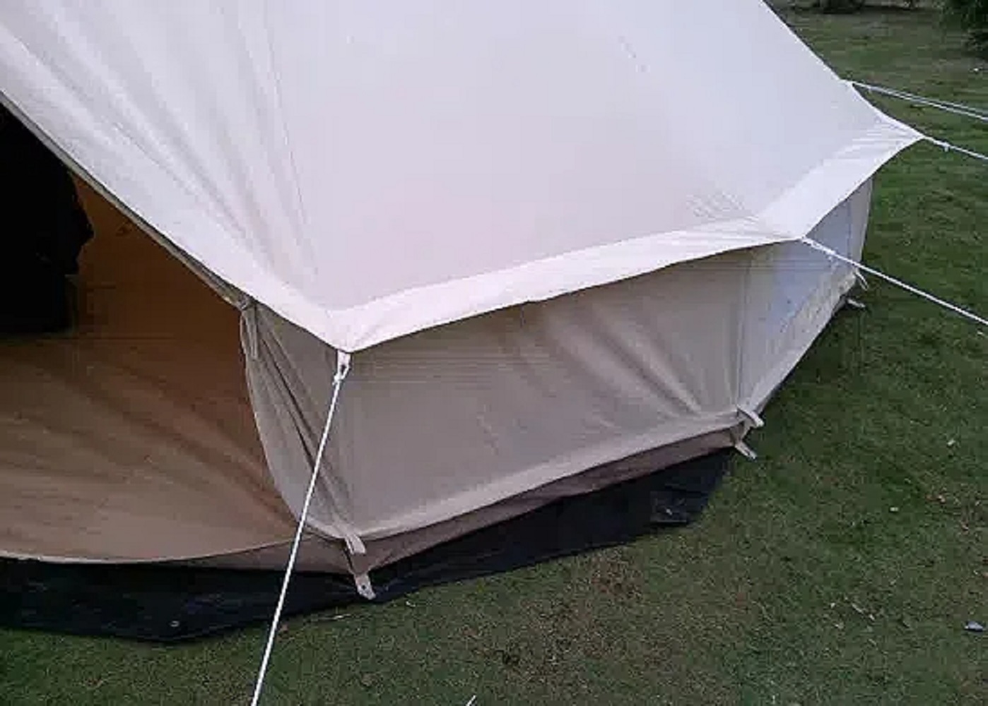 Outdoor Camping Pyramid Indian Tent 5M Oversized Waterproof Heavy-Duty Oxford Fabric Luxury Glamping Tent - Image 5