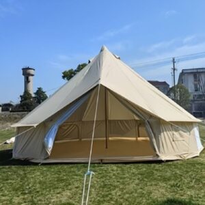 Outdoor Camping Pyramid Indian Tent 5M Oversized Waterproof Heavy-Duty Oxford Fabric Luxury Glamping Tent